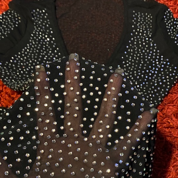 Studded Sheer Dress - Picture 2 of 5